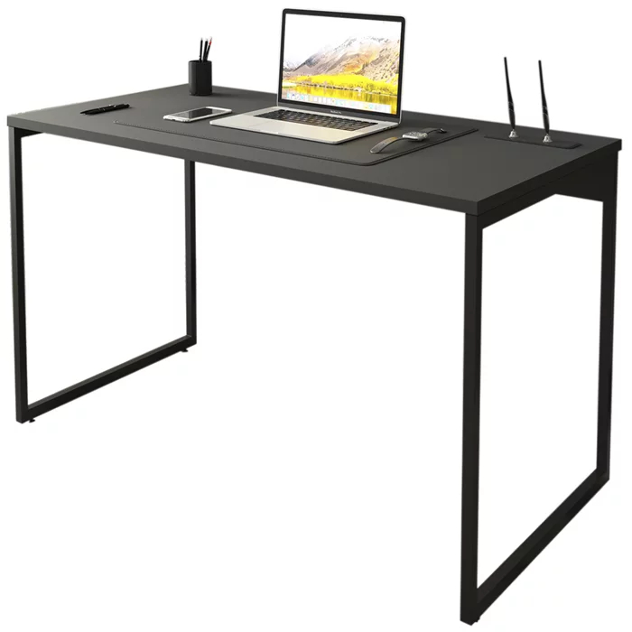 Mesa Escrivaninha Preta Industrial 70 CM Moderna Home Office Escritorio Quarto Estudo Super Moderna