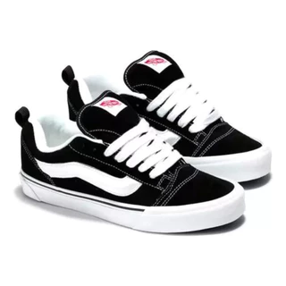 Tênis KNU Unissex Feminino Despojado Em Alta Skate Preto E Branco da Moda Blogueira Confortável ORIGINAL