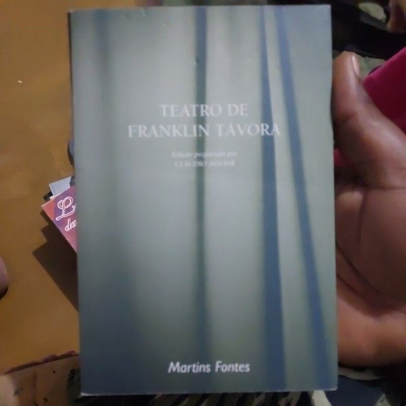 Livro - Teatro de Franklin Távora - Cláudio Aguiar