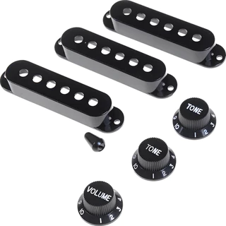 Kit 3x Capas Captador Guitarra stratocaster com knobs