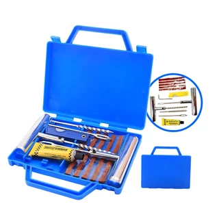Kit Reparo Conserto Furo Remendo Pneu de Metal Para Carros Motos Bike + Macarrão + Maleta premium 12 Peças Premium em Oferta na Shopee