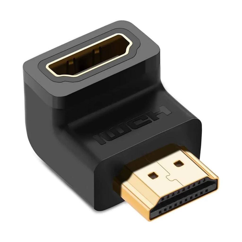 Adaptador Vídeo Ugreen Hdmi Macho Para Hdmi Fêmea 90º