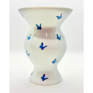 Cuia para Chimarrão Borboletas azuis - Porcelana