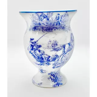 Cuia para Chimarrão pequena - Toile de Jouy