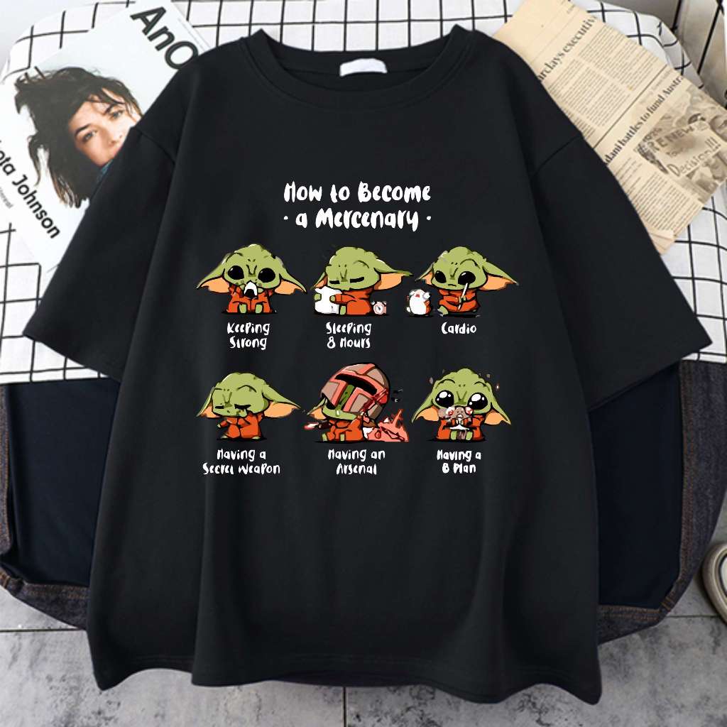 Camiseta Baby Yoda Mercenary Unissex