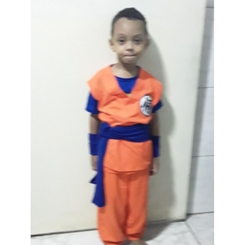 kit 6 fantasias Goku infantil dragon ball
