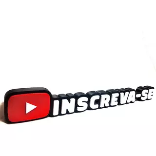 Letreiro Inscreva-se Youtube