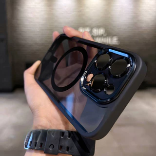 Com magnética Lente De Luxo Leve Com Tudo Incluído Capa De Telefone À Prova De Queda iPhone 11pro 12 13 14 15 Pro Max