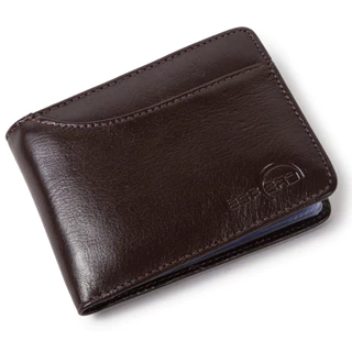 Carteira Masculina Couro Legítimo Porta Cartão e Moedas