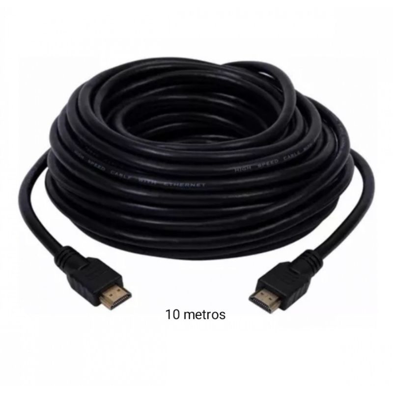 Cabo HDMI reforçado 10 metros V-1.4 Full HD 1080p original