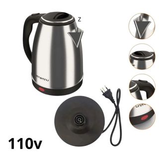 UNITERMI Chaleira Elétrica 1,8 Litros Inox Ideal para Chá, Café e Chimarrão