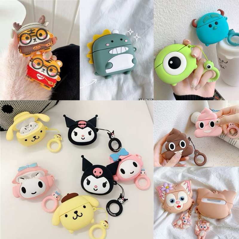 Capa Silicone Personalizada Para Fone AirPods 3 Geração Fofos