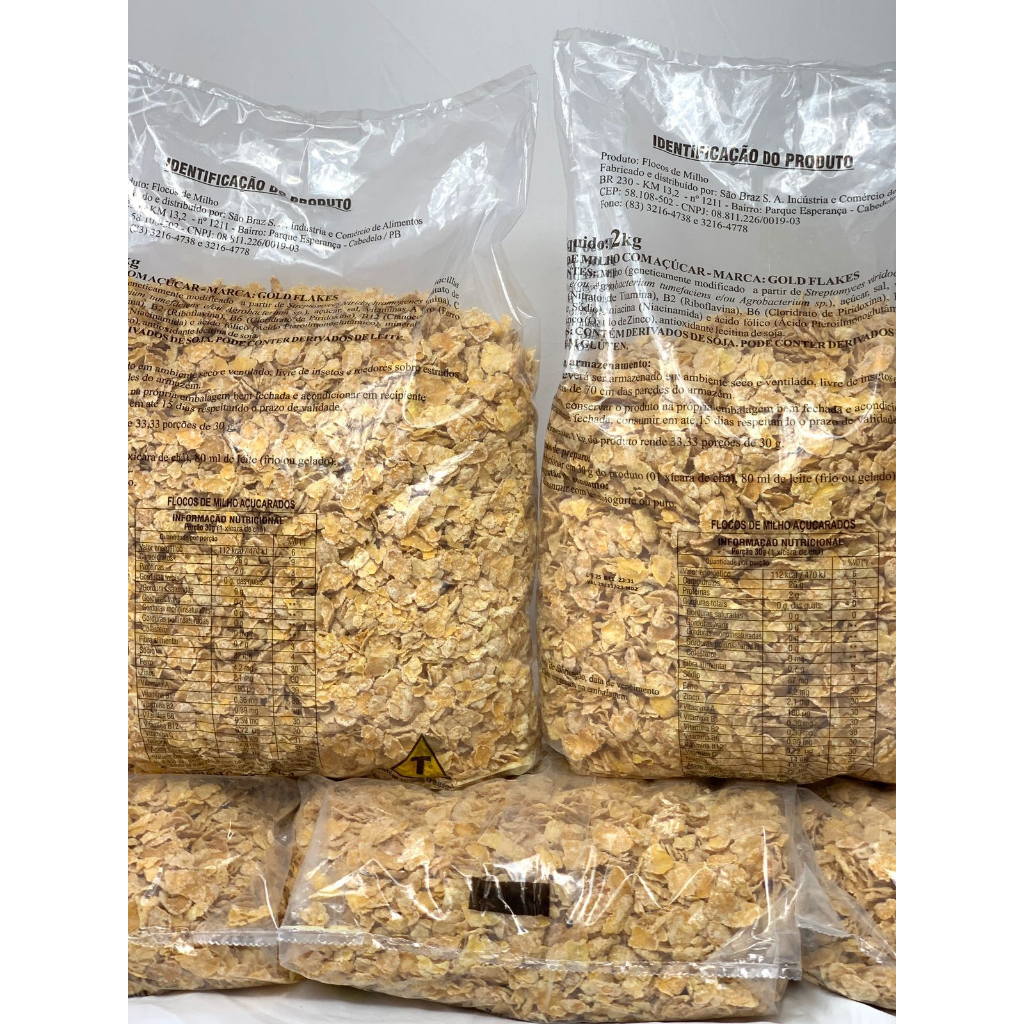 Sucrilhos com Açucar PACOTE COM 2KG