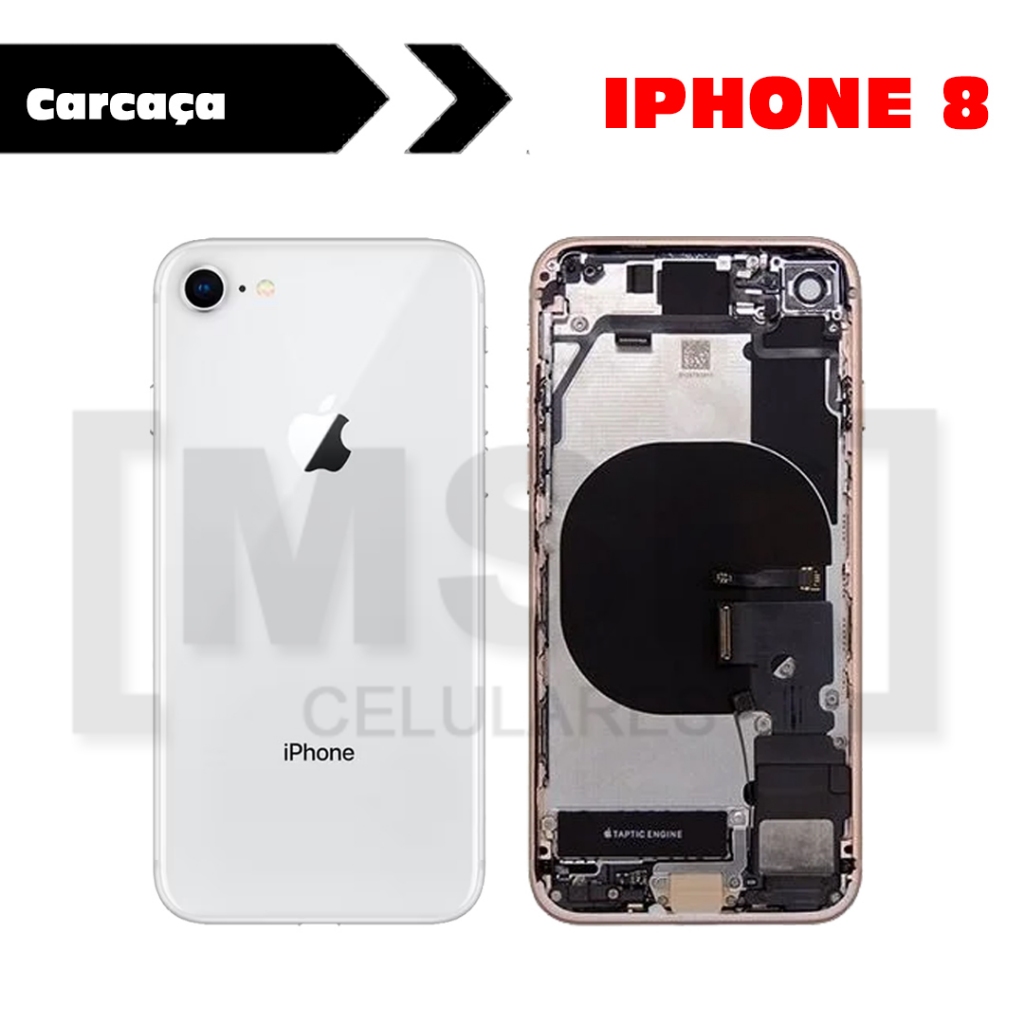 Apple iPhone 8 本体 カバー付き Carcaça celular APPLE modelo IPHONE 8 (com flex) | Shopee Brasil