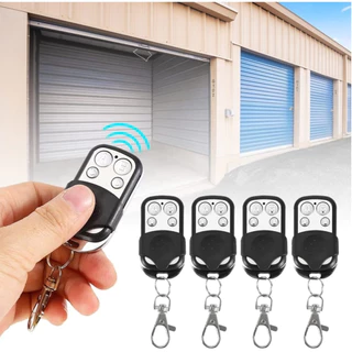 Kit Controle Remoto Universal Sem Fio RF 433 MHz com 4 Canais Porta de Garagem Acessórios Chave Universal