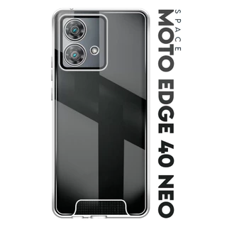 Case Capinha Case Anti Impacto Space Acrílico Transparente Protetora para Motorola Moto Edge 40 Neo 5g Xt2307 6.55