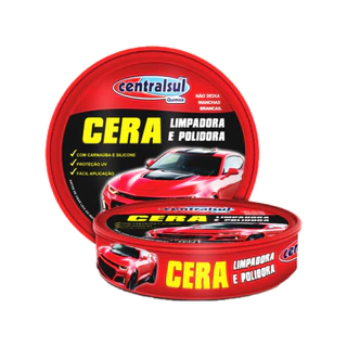 CERA LIMPADORA POLIDORA COM CARNAUBA 200G CENTRALSUL