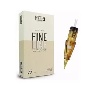 Cartucho Tatuagem SkinInk SkinTipe/Fineline Caixa c/20 Unidades