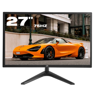 Monitor 27 Polegadas 75Hz FULL HD LED HDMI VGA Gamer Trabalho Estudo Home office PC Jogo Garantia