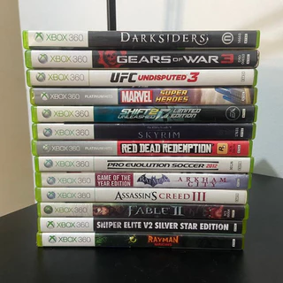Jogos Xbox 360 ORIGINAIS Conservados - Envio Imediato