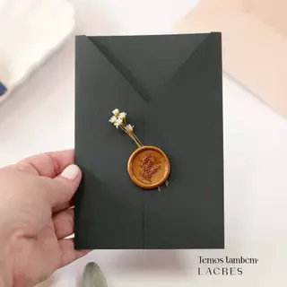 Envelope 10x15 Black Tie Dobrado Papel Luxe Exclusivo Pronta Entrega