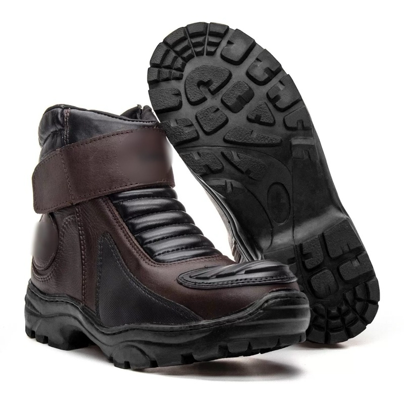 Bota Coturno Motociclista Bota Motociclista Masculina Impermeavel - Main Image