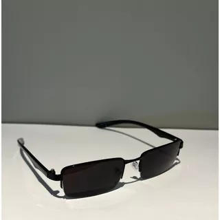 Óculos De Sol Masculino Vintage lupinha vilao Retrô Retangular Feminino Cor Preto Moda 2024