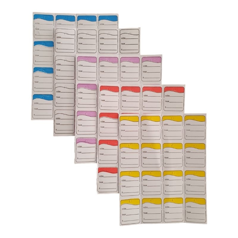 2000 Etiquetas Tag Para Preço de Roupas e acessórios 30mm X 