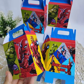 Caixa maleta festa VINGADORES Personalizados | Lembrancinhas | Festa infantil | Aniversário | Caixinhas Personalizadas