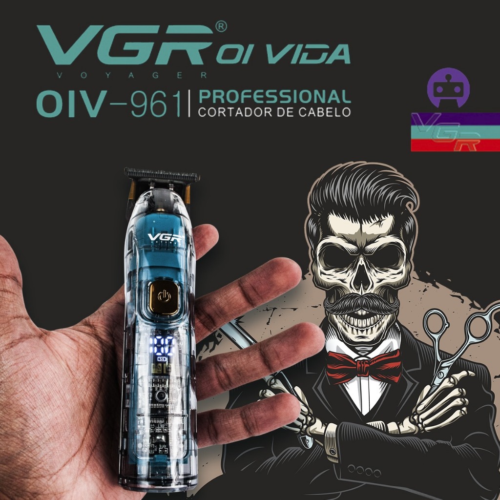Máquina de Acabamento Profissional V-961 | VGR | Shopee Brasil