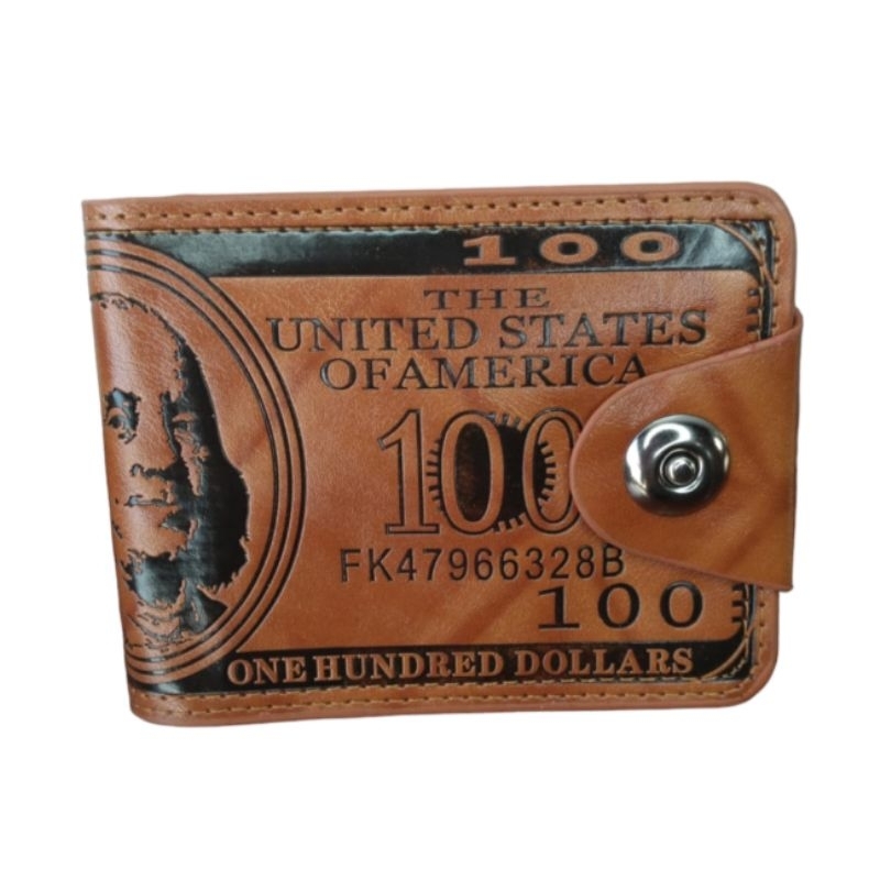 Carteira masculina nota dolar