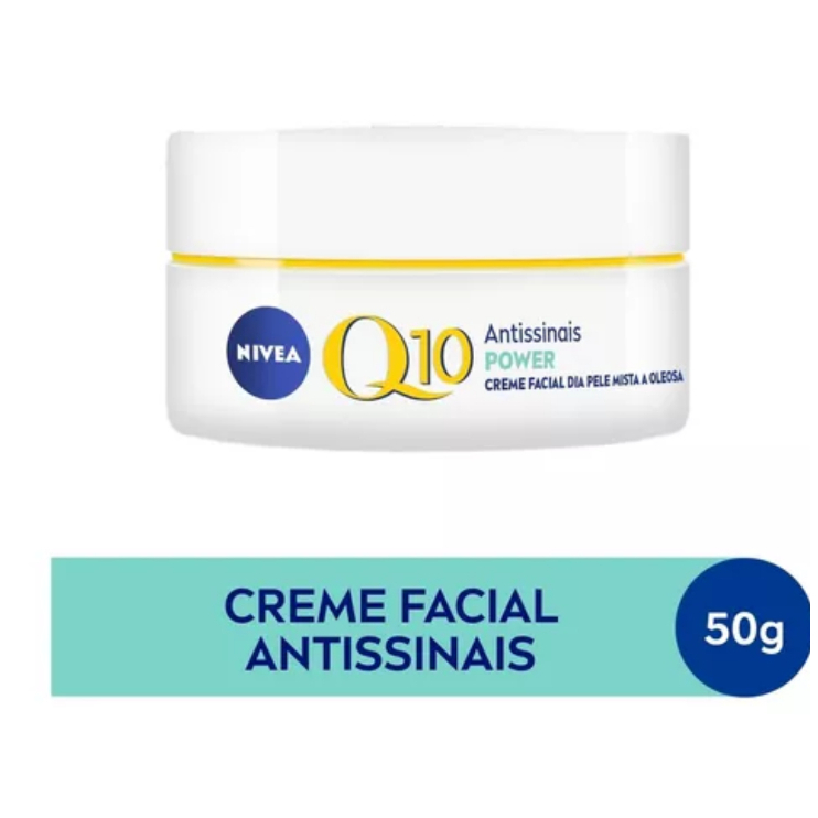 Creme Facial Antissinais Q10 Power Fps30 50g Nivea Pele Oleosa ...