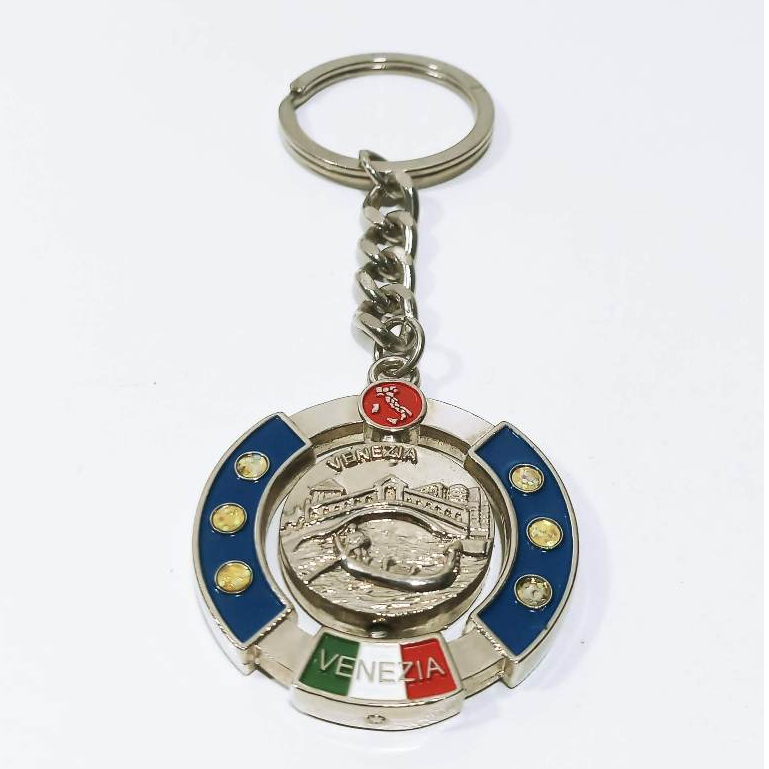 Chaveiro Souvenir Itália Veneza Giratório anos 90