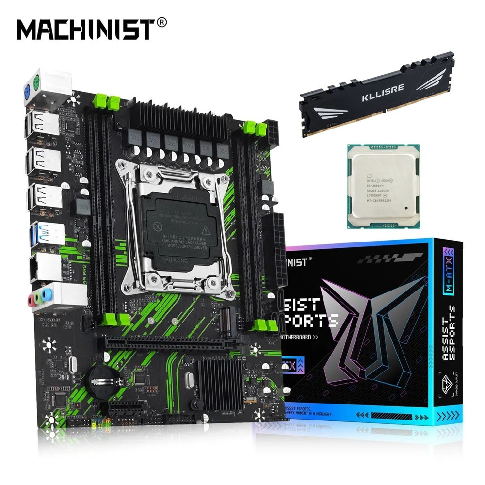 Machinist Kit gamer Intel Xeon X99 PR9+E5 2650v4+16gb Kllisre