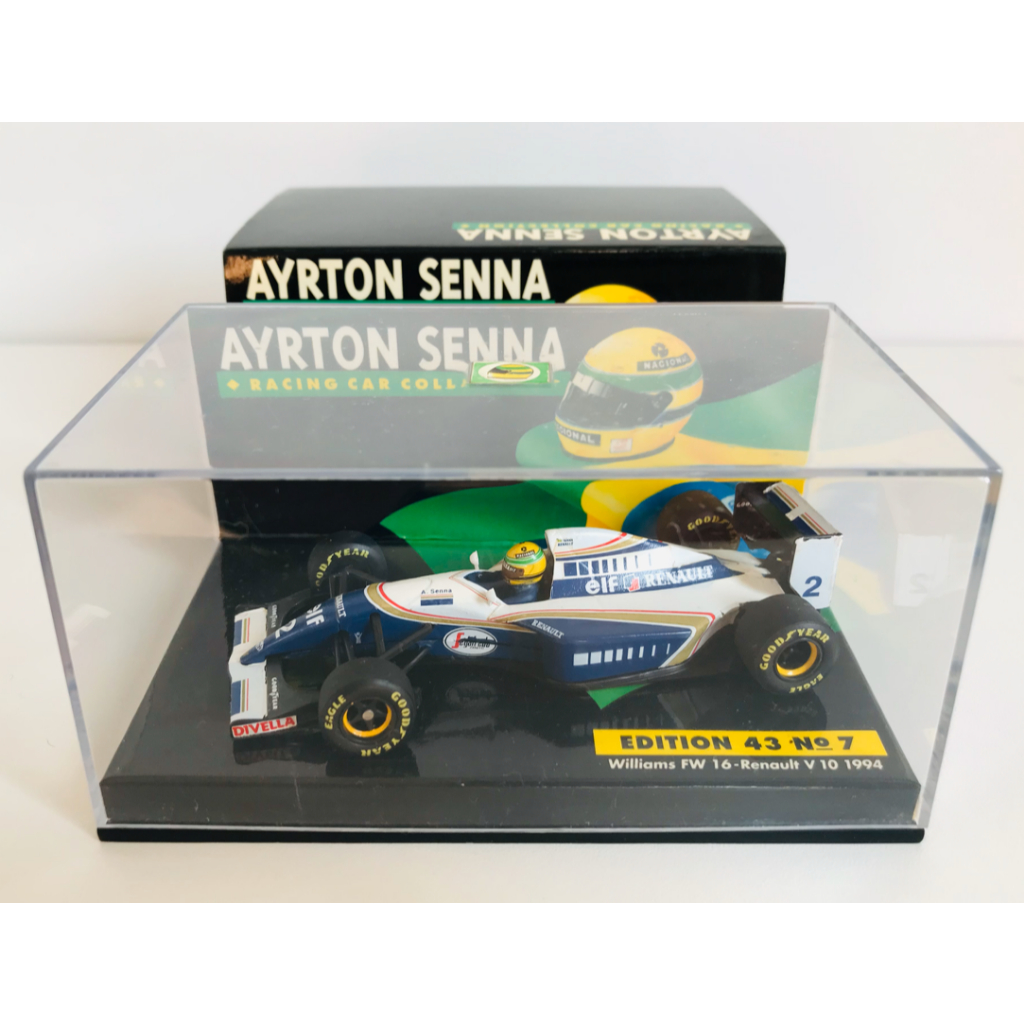 MINICHAMPS 1/43 ウィリアムズ FW16 SENNA 1994 Miniatura Fórmula 1 Williams Renault FW16 - GP San Marino 1994