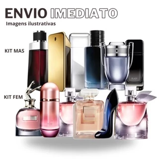 KIT Masculino e Femenino Importado de Qualidade Essência Concentrada Grife de Luxo - ENVIO IMEDIATO