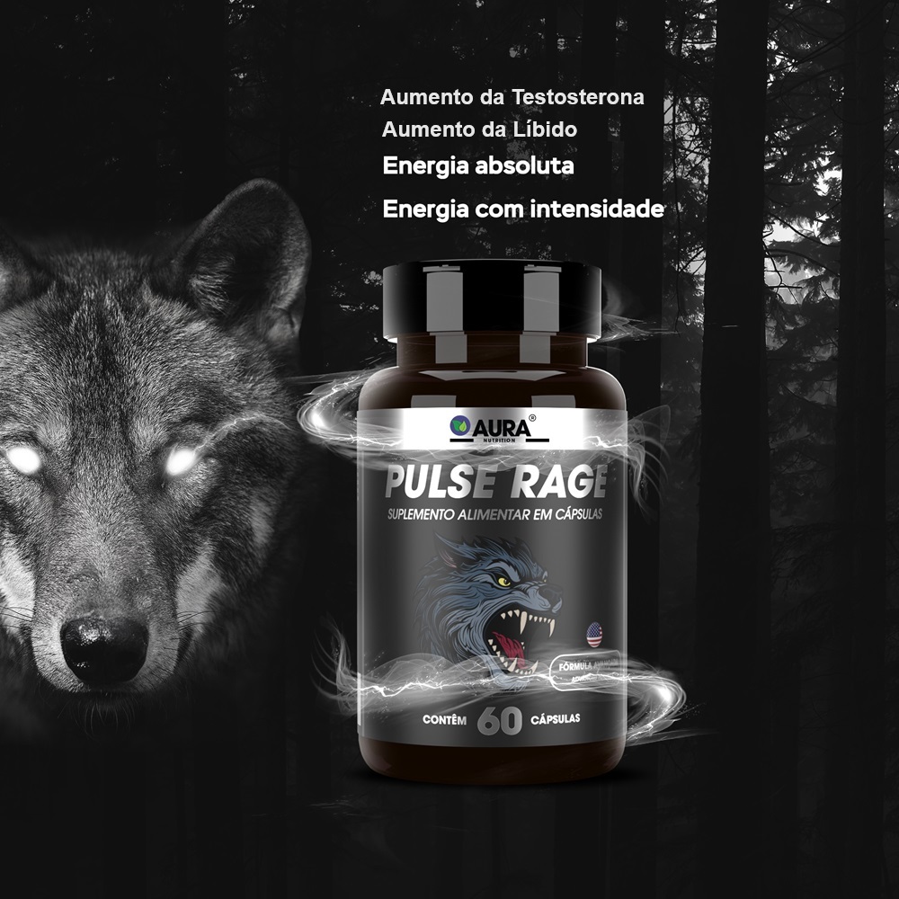 Multivitaminico Testo Pulse Rage Advanced Formula 60 Cápsulas - Aura ...