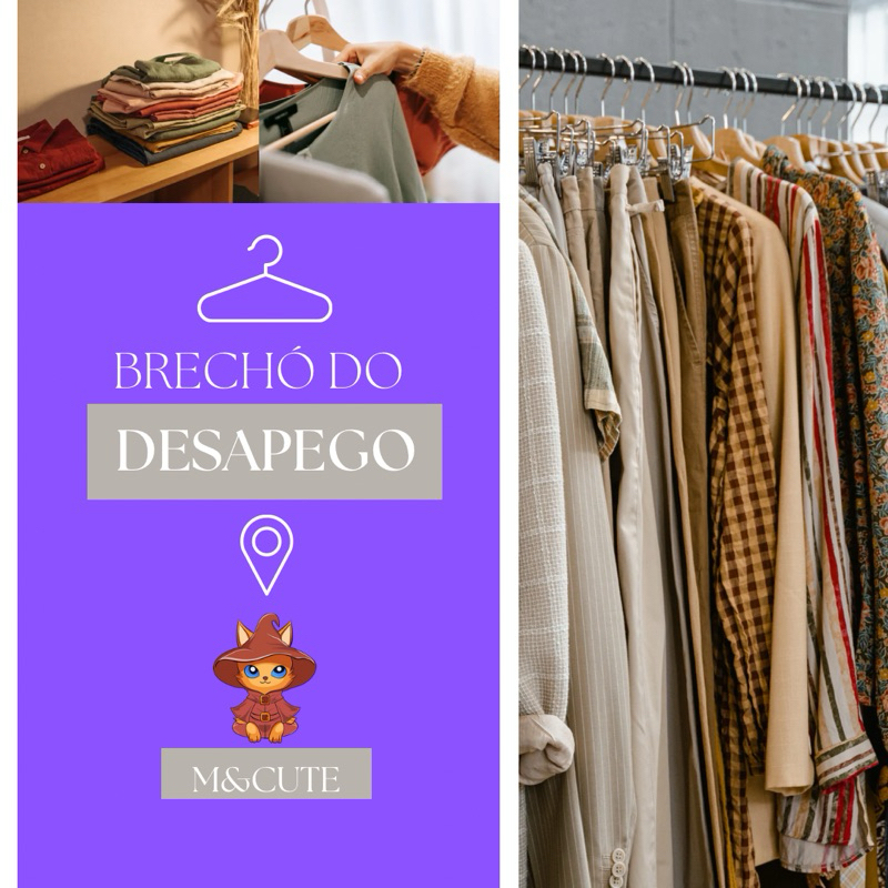 Brechó Desapegos | Bazar de roupas diversas 15,99 | Shopee Brasil