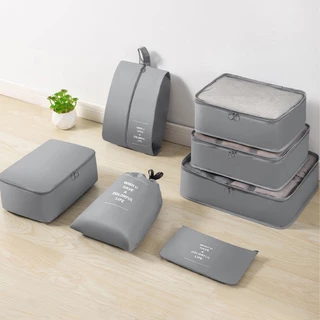 Kit 7 un Organizadores De Viagem Para Roupas Maquiagens Assesorios Alto Qualidade ATP24 em Oferta na Shopee