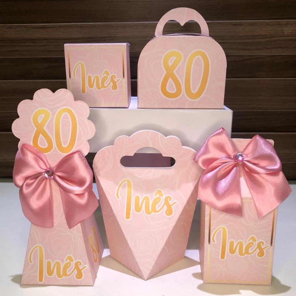 kit Caixinhas personalizadas FLORAL ROSE - Caixinhas para decoração e ...