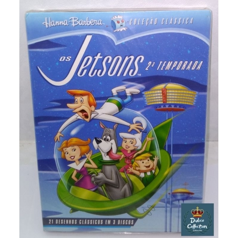 Box Dvd Os Jetsons 2ª Temporada Completa 3 Discos Coleção Clássica Hanna Barbera Original 4612