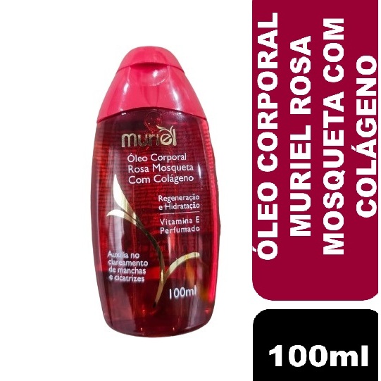 Óleo Rosa Mosqueta com colágeno 100ml - Muriel
