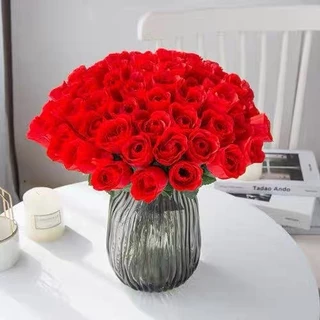 KIT10 Botao de Rosa Artificial Unidade Enfeite Decoração