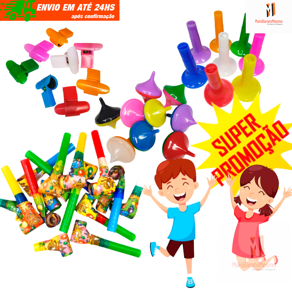 100 Mini Brinquedos Lembrancinha Sacolinha Atacado Infantil | Shopee Brasil