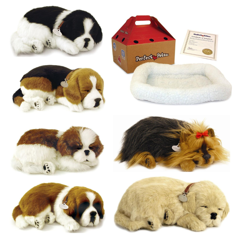 Peluche Perfect Petzzz Shih Tzu – Animal Réaliste Qui Respire, Neuve