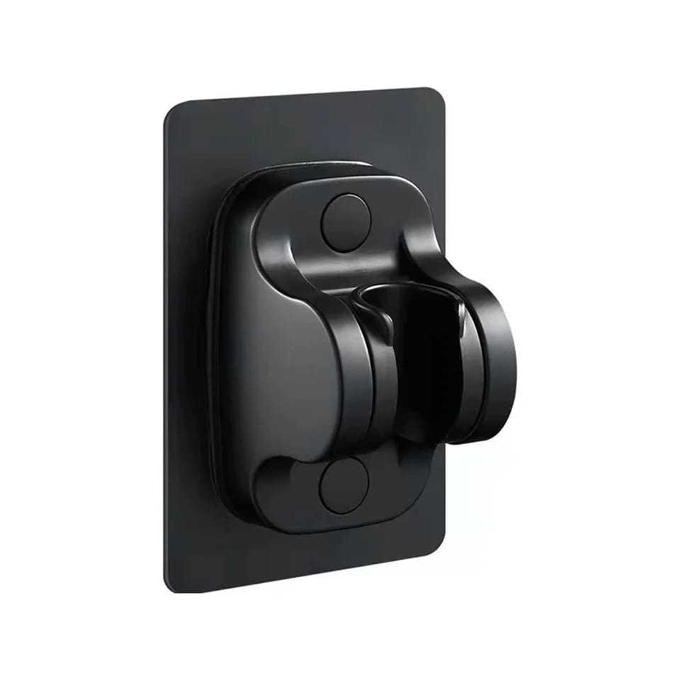 Suporte Chuveirinho Adesivo Ajustável Ducha Chuveiro Preto