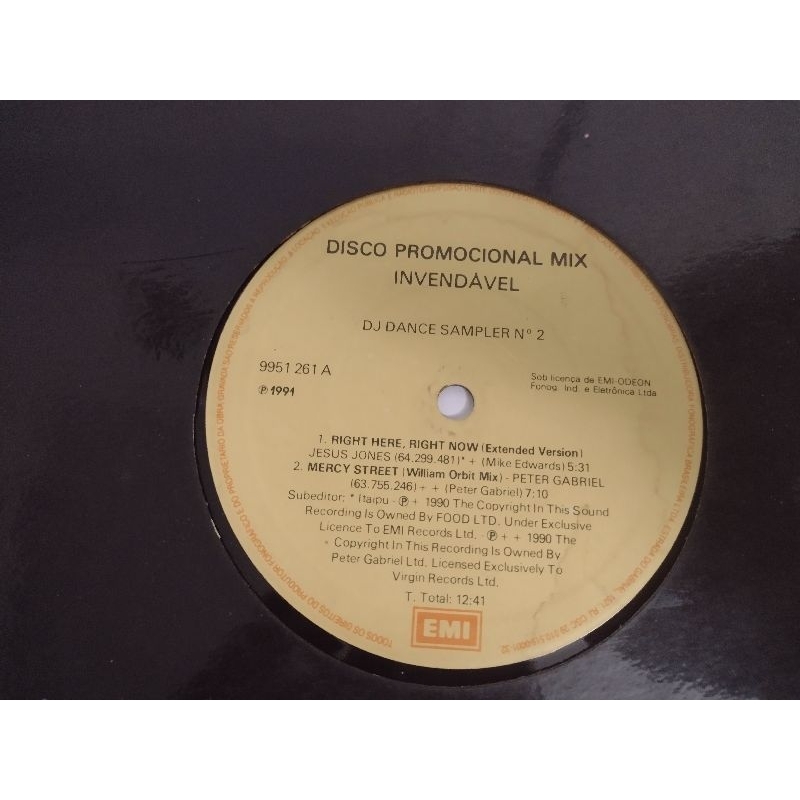 lp Vinil DJ dance sampler n° 2 disco promocional mix 1991 | Shopee Brasil