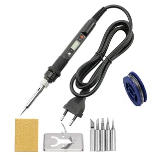Ferro Solda Digital 80W 220V Ajustável Com Acessórios