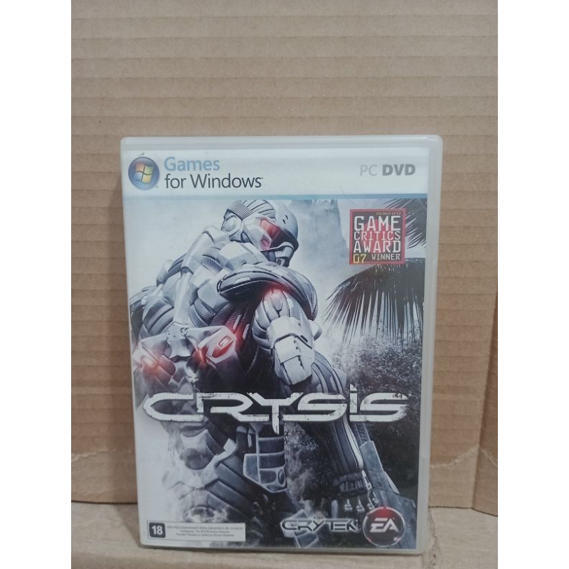 GAMER PC DVD-ROM CRYSIS (ORIGINAL) | Shopee Brasil
