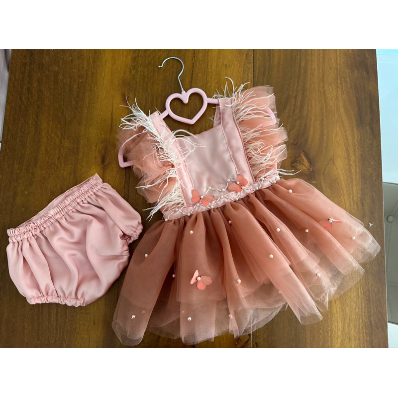Vestido jardim encantado 1 ano | Shopee Brasil